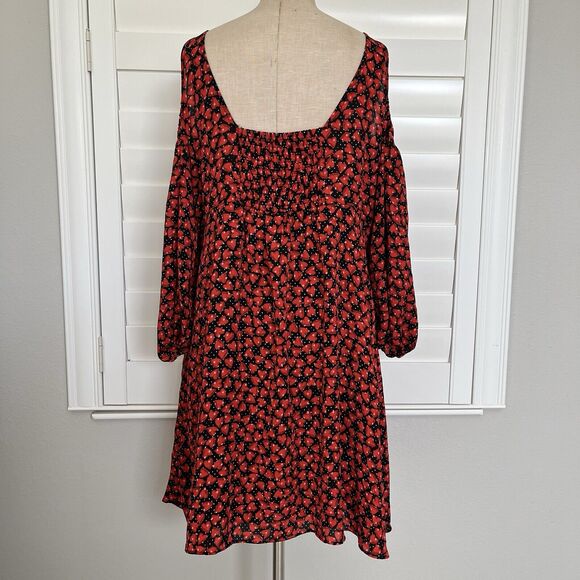 Disney Alice Through The Looking Glass Cold shoulder dress size XL novelty print - Picture 6 of 9